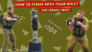 HOW TO STRIKE WITH YOUR RIFLE? • The israeli way • KRAV MAGA IDF TRAINING